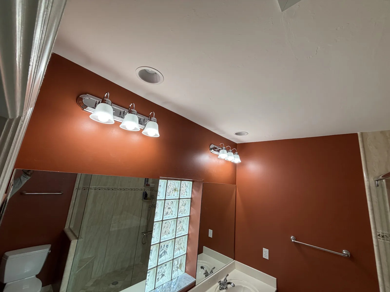 bathroom after vanity lighting installation Fort Myers FL