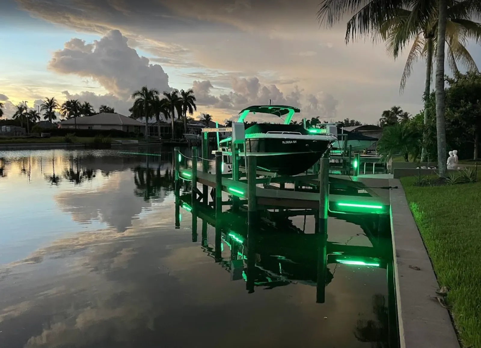 boat dock lighting Fort Myers FL