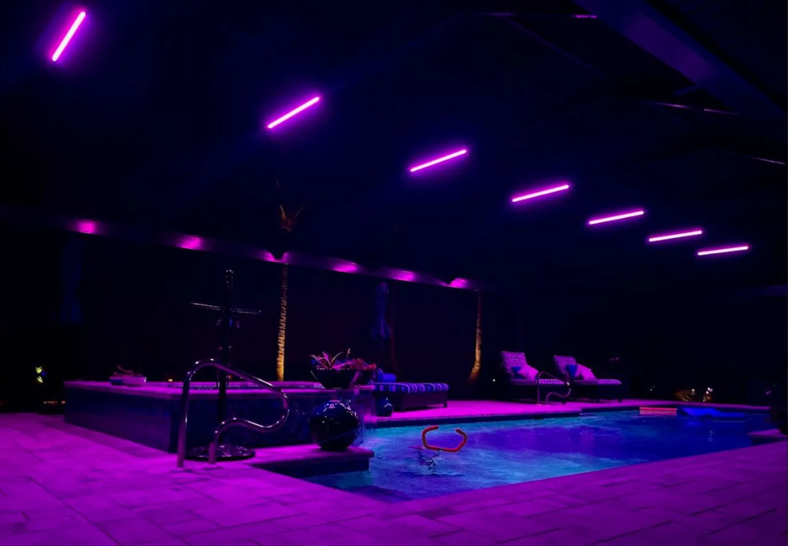 color changing lanai lighting Fort Myers FL