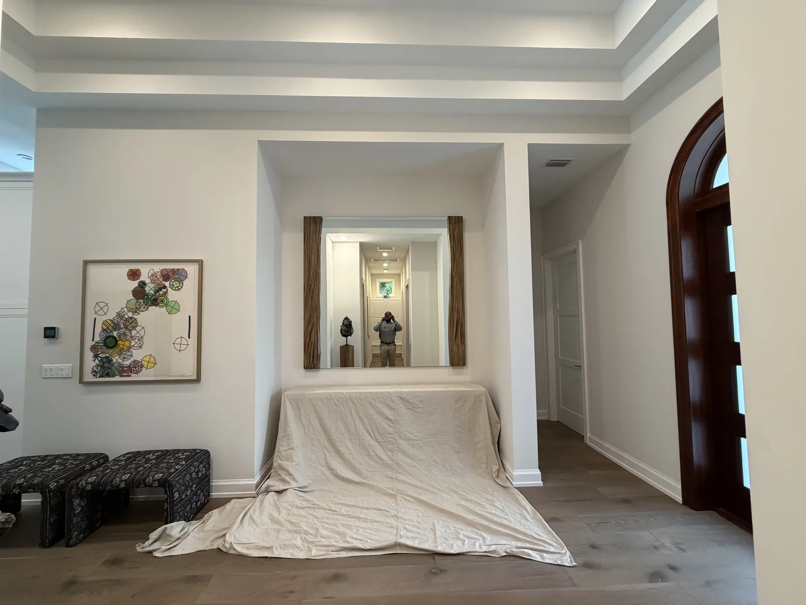 room before backlit mirror installation Fort Myers FL