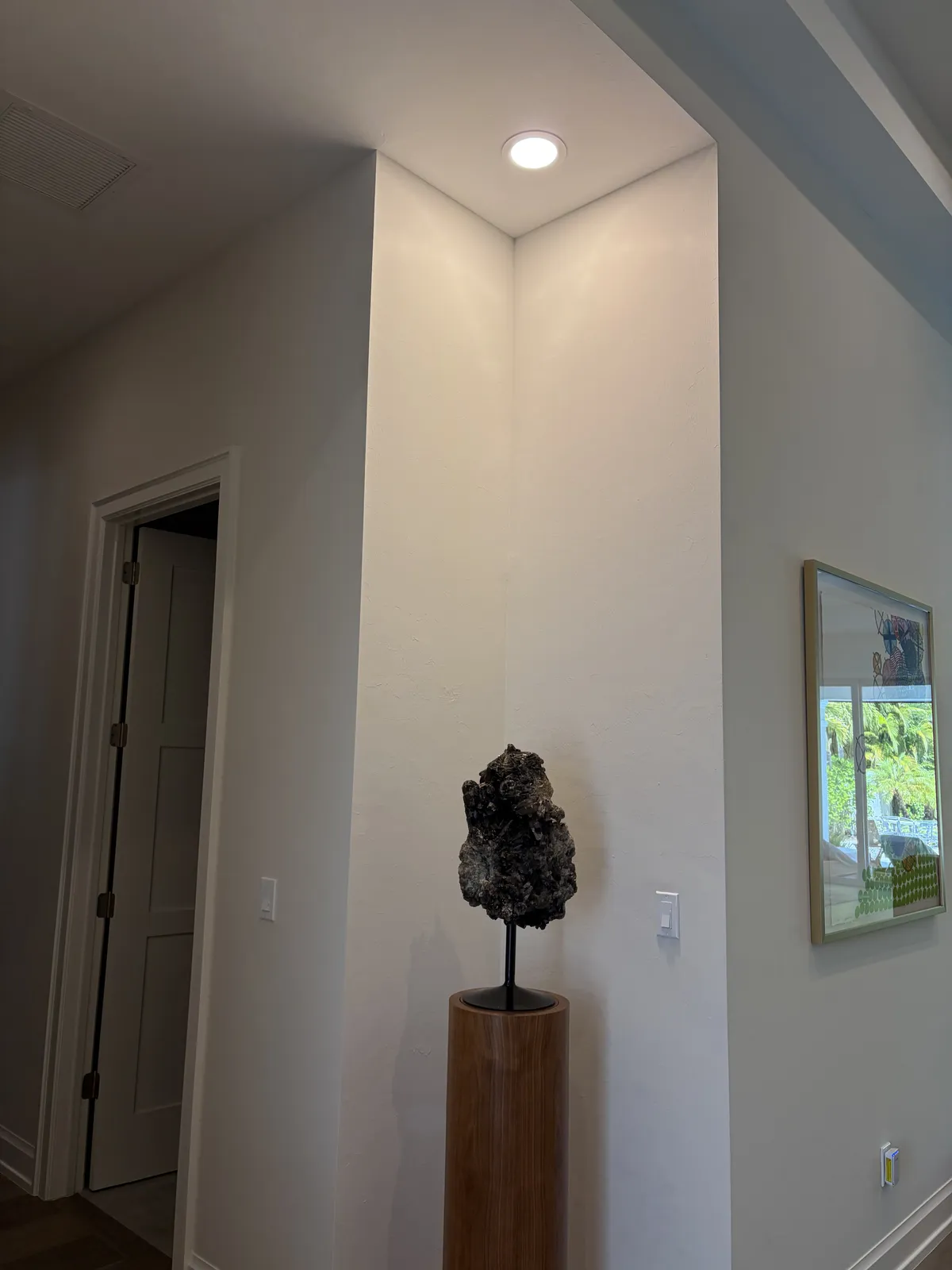 art spotlight after installation Fort Myers FL